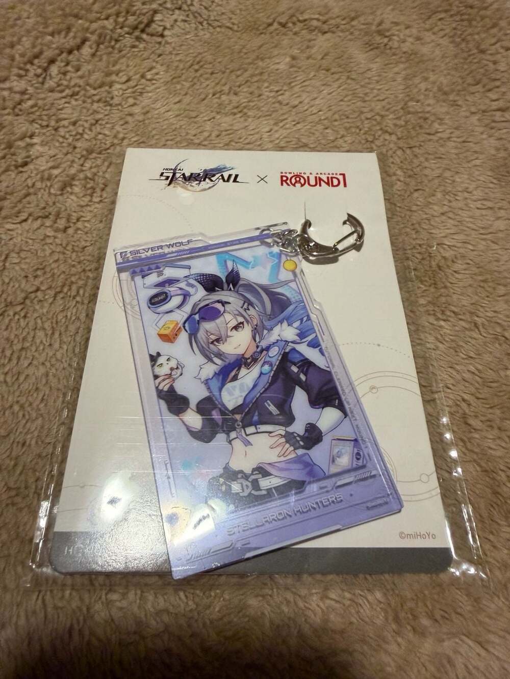 Honkai Star Rail x Round1 Keychain Silver Wolf